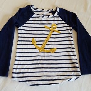 Nautical Quarter Sleeve Top